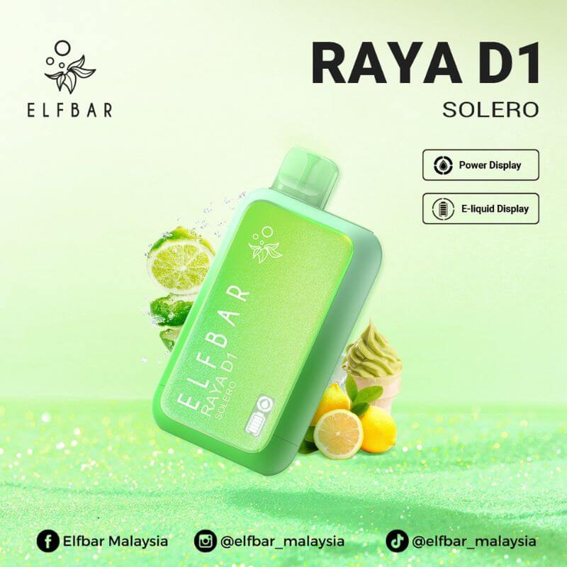 SGVape-ELFBAR-RAYA-D1-13K-SOLERO-SG-Vape-Bar