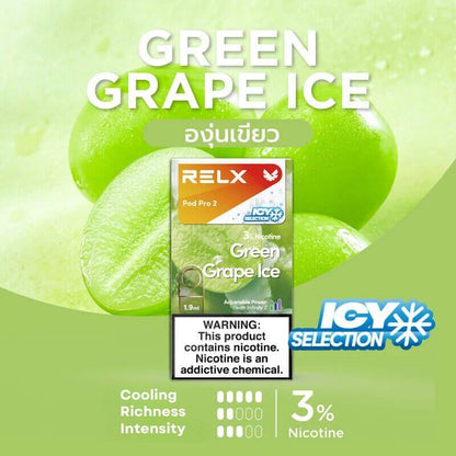 SGVape-RELX-Infinity-Pod-Green-Grape-Ice-SG-Vape-Bar