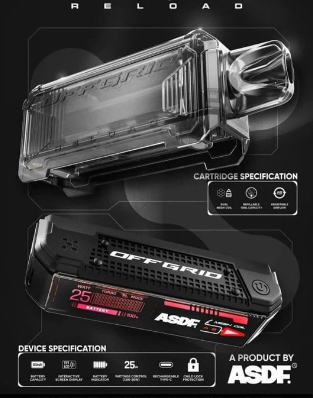 SGVape-Vapetape-Offgrid-Reload-Battery-SG-Vape-Bae